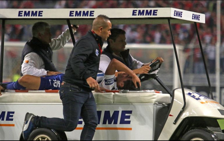 Un estudio al tacto concluyó que Erick Gutiérrez tiene daños en los ligamentos cruzados o en el ligamento lateral. MEXSPORT/E. Quintana