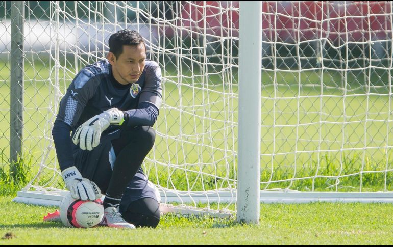 El portero Rodolfo Cota jugaría sus últimos minutos como rojiblanco, esta noche en la visita al León. MEXSPORT/Archivo