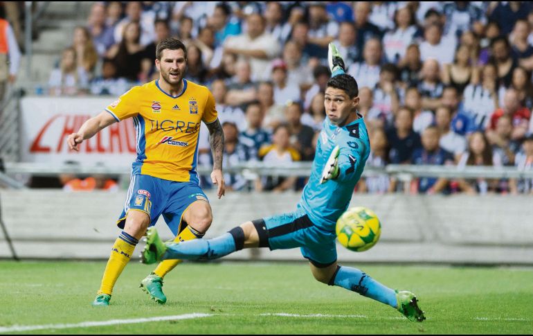 En mayo pasado, Tigres eliminó al Monterrey por global de 6-1 en los Cuartos de Final del Clausura 2017. MEXSPORT/Archivo