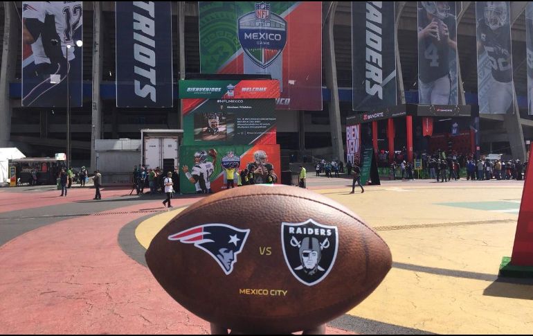 Hoy domingo los Patriots y los Raiders se enfrentan en la capital del país. TWITTER/@RAIDERS