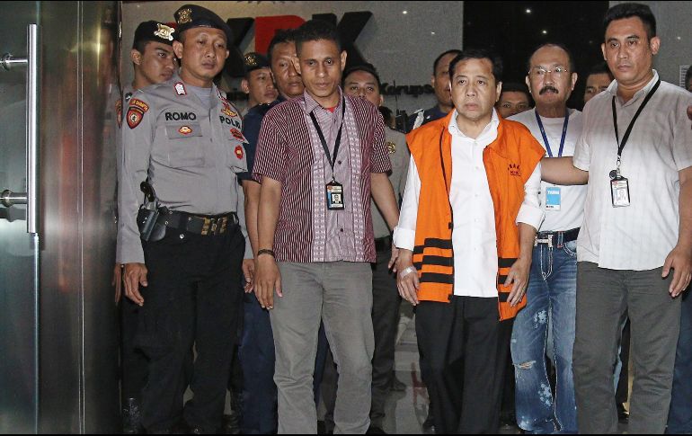 El político, de 62 años, podría estar relacionado con la malversación de 2.3 billones de rupias de los fondos públicos en una operación que implica a otras 36 personas. AFP/R. Kasuba