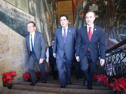 Eduardo Suro (centro) señaló que el  cambio de modelo de justicia es el más radical e importante en los últimos cien años en México. EL INFORMADOR/Archivo