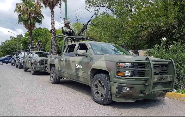 Para contrarrestar la inseguridad y la violencia en el país se mantienen desplegados militares y aeronaves. SUN / ARCHIVO