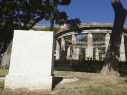 A la espera. Base en la que será colocada la estatua de Mariano Otero. EL INFORMADOR/G. Esparza