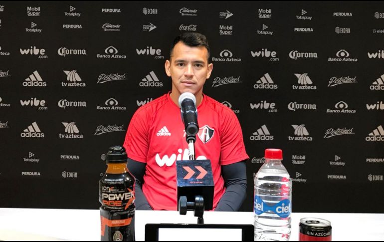 El que los especialistas den como amplio favorito a Rayados en la serie no pega en el ánimo de Arreola; por el contrario, lo pone contento porque saldrán sin presión. TWITTER / @atlasfc