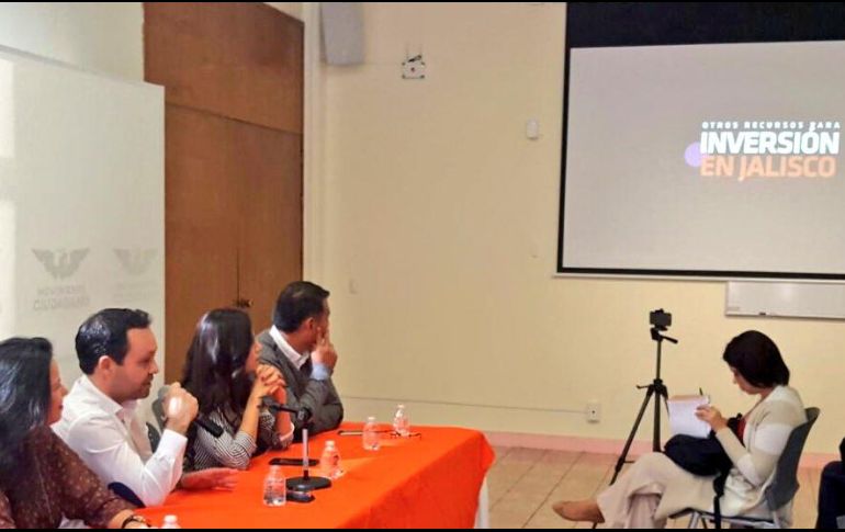 La bancada emecista de Jalisco en la Cámara de Diputados presenta este miércoles cómo se han gestionado los recursos para el estado. TWITTER / @SalvadorZamoraZ