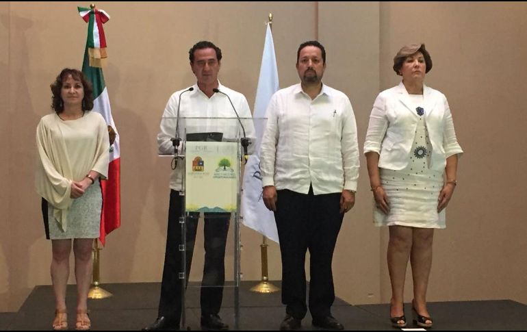 Elías Beltrán pidió disculpas a los propietarios por las molestias causadas durante el operativo. TWITTER / @PGR_mx