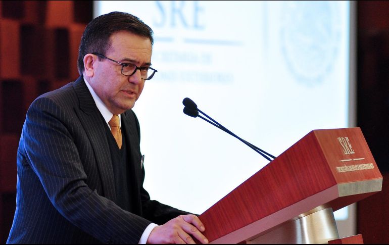 Ildefonso Guajardo Villarreal, secretario de Economía, señaló que hay siete capítulo casi terminados. NOTIMEX/A. Monroy