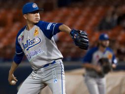 Octavio Acosta lanzó siete entradas y ponchó a siete rivales. Su birllante labor no fue desperdiciada por la ofensiva. FACEBOOK/CharrosBeisbolOficial