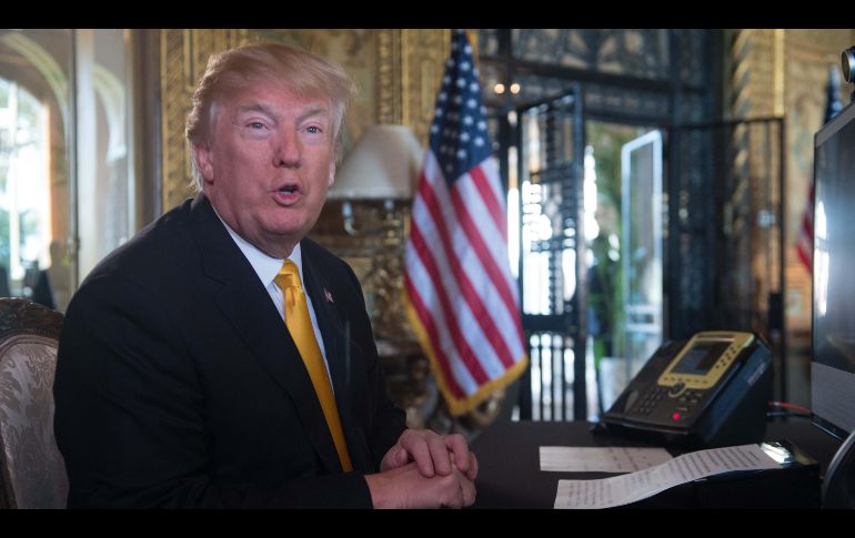 Trump tuvo una videoconferencia con tropas emplazadas en Afganistán. AFP/N. Kamm