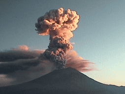 El Semáforo de Alerta Volcánica permanece en Amarillo Fase 2. TWITTER/ @PcSegob