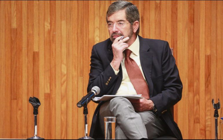 Respaldo. Juan Ramón de La Fuente resaltó que los interesados en contender por un cargo público deben basar sus propuestas en estudios respaldados por universidades. EL INFORMADOR/G. Gallo