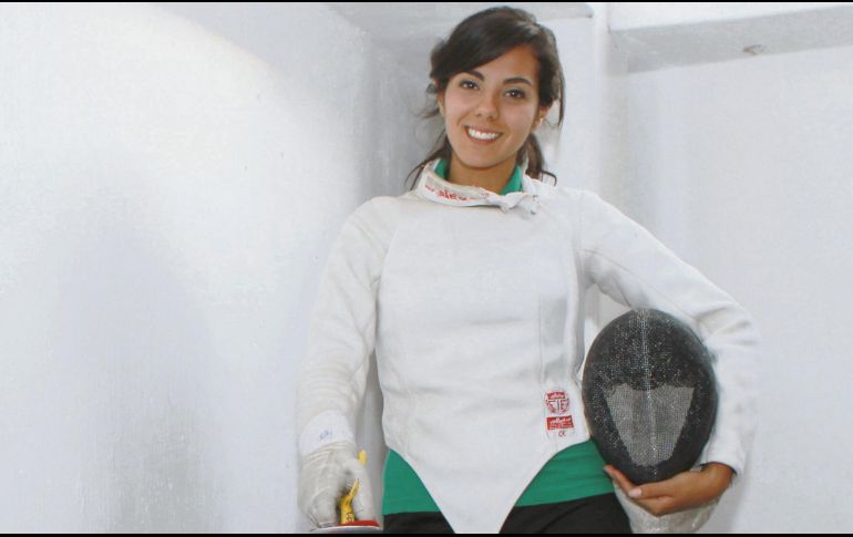 Nataly Michel. La esgrimista tapatía espera estar en los Juegos Olímpicos de Tokio 2020. EL INFORMADOR/E. Barrera