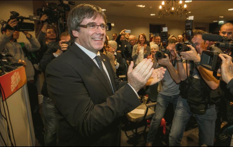 Próximas elecciones. Carles Puigdemont hizo un llamado a apostar por su “alternativa de esperanza”. AP