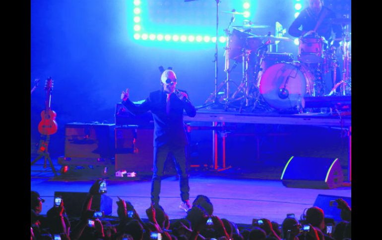 Tacvbos. La banda de Rubén, Quique, Joselo y Meme, anoche con su público en Zapopan. EL INFORMADOR / G. Gallo