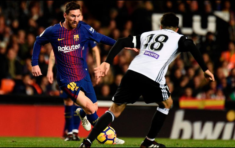 El Barcelona se mantiene en primer lugar de la clasificación de la Liga española. AFP/J. Jordan