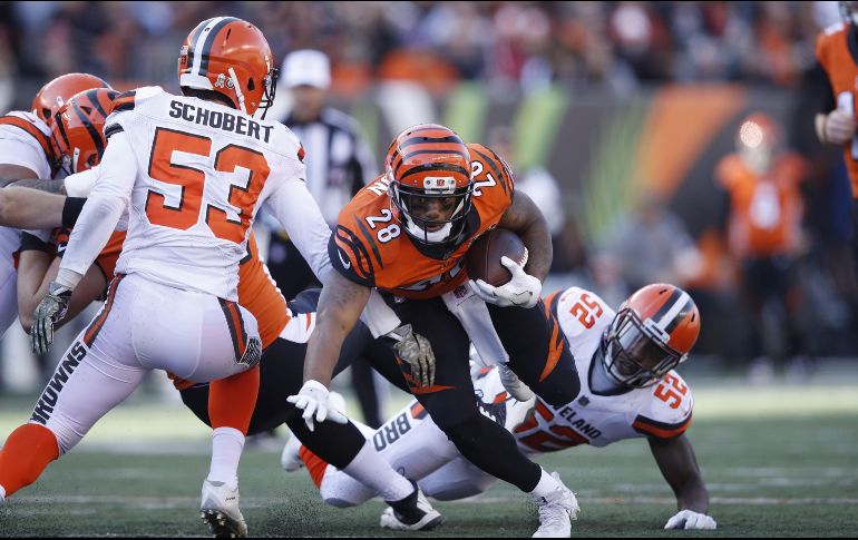 El equipo de Cincinnati llegó al partido con la peor ofensiva de la NFL, sumando 100 yardas solamente una vez antes del partido de este domingo. AFP / J. Robbins