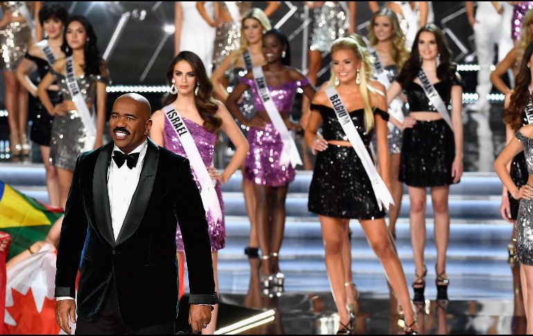 Miss Universo 2017 es conducida por Steve Harvey. AFP / F. Harrison