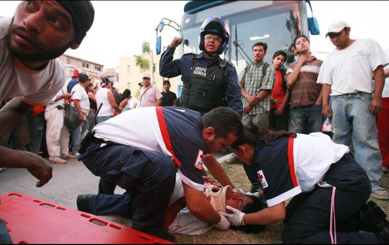 El tercer automóvil involucrado en el choque fue localizado sin él o los tripulantes. ARCHIVO / INFORMADOR