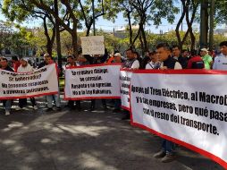 Los choferes reclaman que la nueva ley es una medida acusatoria contra ellos. EL INFORMADOR/ R. Rivas