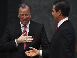 Meade renuncia hoy al Gabinete del Presidente Peña Nieto para buscar la candidatura presidencial del PRI. AFP / P. Pardo