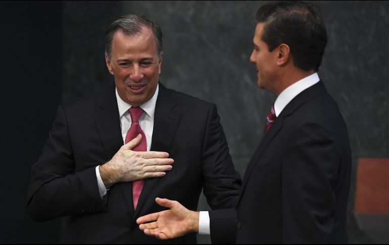 Meade renuncia hoy al Gabinete del Presidente Peña Nieto para buscar la candidatura presidencial del PRI. AFP / P. Pardo