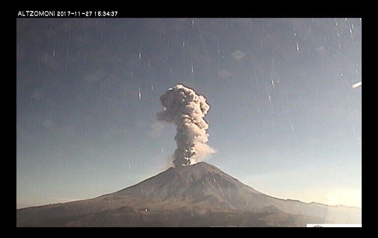 El coordinador nacional de Protección Civil, Luis Felipe Puente dio la información a través de su cuenta de Twitter. TWITTER / @Popocatepetl_MX