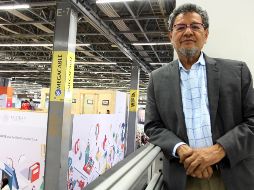 Recientemente Élmer Mendoza estuvo presente en la FIL 2017. SUN / E. Barrera