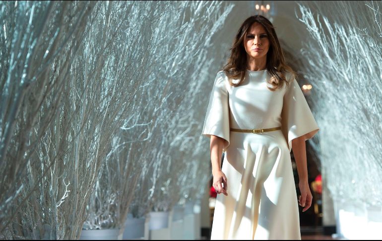 Según encuestas, Melania Trump es más popular que su marido, con un 44 % de aprobación popular. AFP/ S. Loeb
