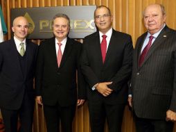 El titular de la Secretaría de Energía (Sener), Pedro Joaquín Coldwell, dio posesión como nuevo director de Petróleos Mexicano (Pemex) a Carlos Treviño Medina. TWITTER / @CarlosATrevinoM