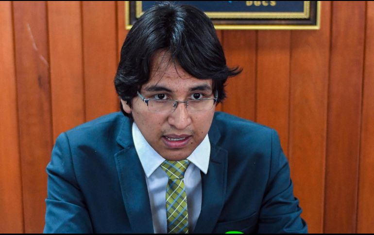 Irving Rubí Reséndiz, secretario general de Liderazgo Joven, dio detalles sobre la campaña. ESPECIAL/UNAM