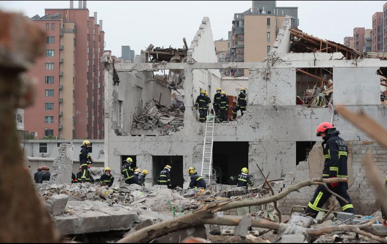 La identidad de las víctimas corresponde a la del padre y el primo del propietario de los explosivos que provocaron la detonación, informan. AFP