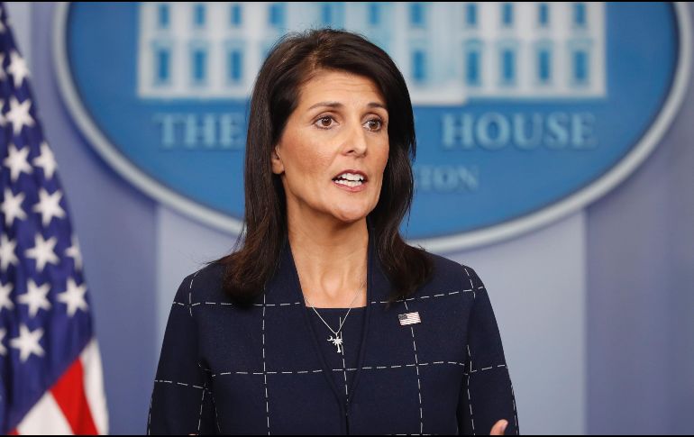 La diplomática Nikki Haley pidió a la comunidad internacional que rompa relaciones con la capital de Corea del Norte, Pyongyang. AP/ ARCHIVO