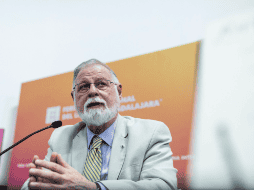 Manguel concluyó que la literatura nos permite contar nuestra ancestral experiencia de tantas maneras como sea necesario. TWITTER/ @FILGuadalajara