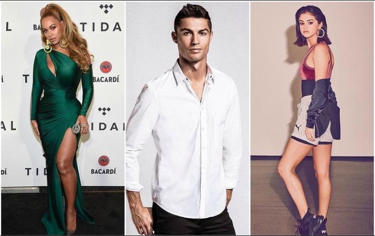 Selena Gómez y Cristiano Ronaldo alcanzaron en 2017 un total de 130 y 116 millones de seguidores, respectivamente, siendo los dos famosos más populares de Instagram. ESPECIAL