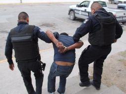 El presunto atacante fue detenido el día de ayer por elementos preventivos en la colonia San José . FACEBOOK / Seguridad Ciudadana