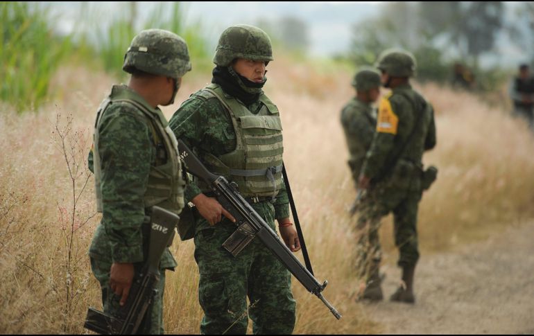 Aseguran que el Ejército no está capacitado para tareas de seguridad pública. EL INFORMADOR/ARCHIVO