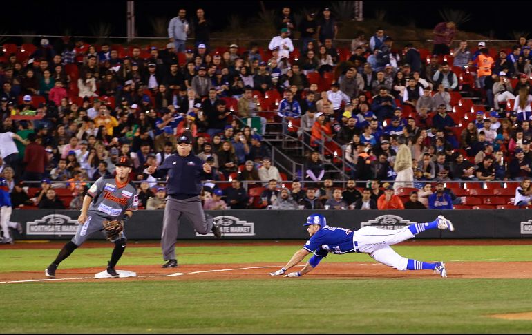 Los Charros sufrieron su primera derrota bajo el mando del nuevo mánager, Roberto Vizcarra. EL INFORMADOR/M. Vargas