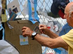 Familiares portaban las fotos de sus seres queridos, de los que no se tienen rastros desde el 15 de noviembre. EFE / A. Mauricio