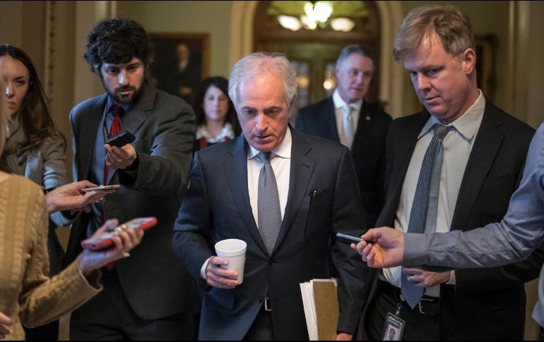 El senador republicano por Tennessee Bob Corker, que ha descrito la creciente deuda como una amenaza, se sumó a los demócratas al oponerse a la reforma. AP/J. Applewhite