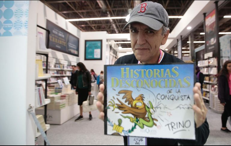 Trino. El monero explora un humor ácido en su obra más reciente. EL INFORMADOR/E. Barrera