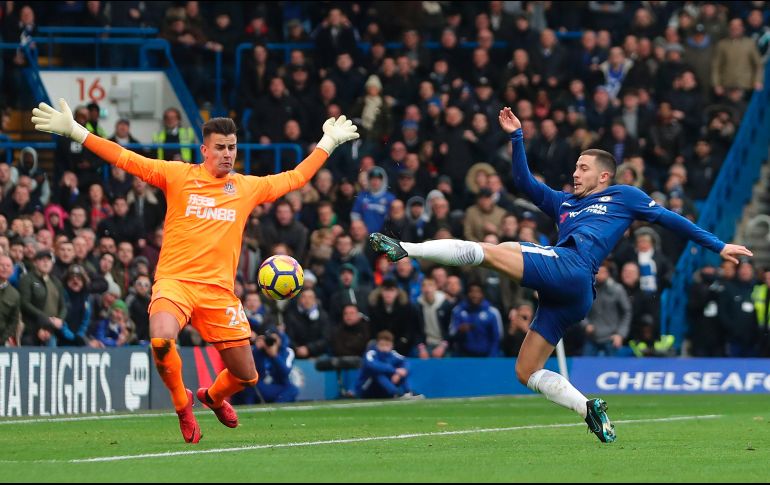 El triunfo es por un doblete del belga Eden Hazard y un gol más del español Álvaro Morata. AFP / D. Leal-Olivas