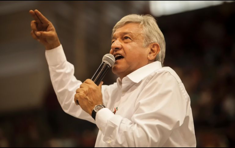 El político adelantó, que si gana la Presidencia va a explorar todas las posibilidades para que se garantice la paz y la tranquilidad en el país. EL INFORMADOR/ARCHIVO