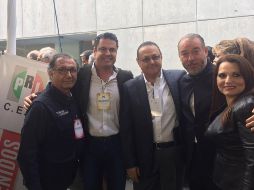 Héctor Pizano acompañó a José Antonio Meade en su nombramiento como precandidato oficial a la presidencia de la República. TWITTER / @HecPizano