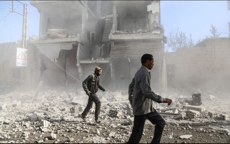 Los enfrentamientos se extienden desde el pueblo de Abu Yardub hasta la frontera con Iraq. AFP/A. Almohibany