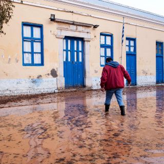 Lluvias torrenciales causan estragos en Albania y Grecia