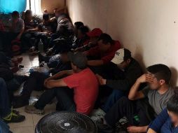 El aseguramiento fue posible gracias a una llamada anónima que reportaban a un grupo de personas supuestamente privadas de su libertad. NTX / ESPECIAL