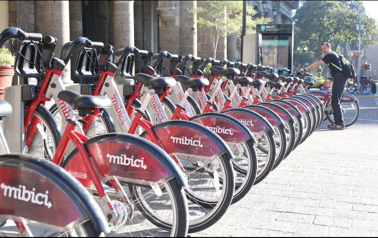 La tercera etapa de MiBici contempla ocho polígonos, la mayoría de ellos en las inmediaciones de la Línea 3. EL INFORMADOR/ARCHIVO