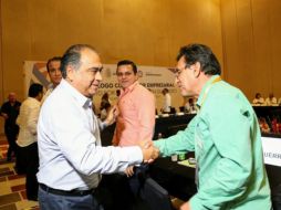 El gobernador Héctor Astudillo tuvo un encuentro con empresarios que participan en el 'pacto por la seguridad'. TWITTER/@HectorAstudillo