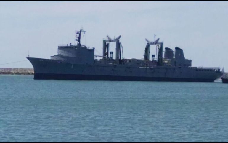 La nave comenzó su recorrido en Ushuaia, ubicada en el extremo sur del país y tenía que haber llegado hace dos semanas a Mar del Plata. TWITTER / @Armada_Arg